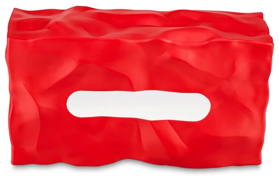 Czerwony pojemnik na chusteczki Wipy Red