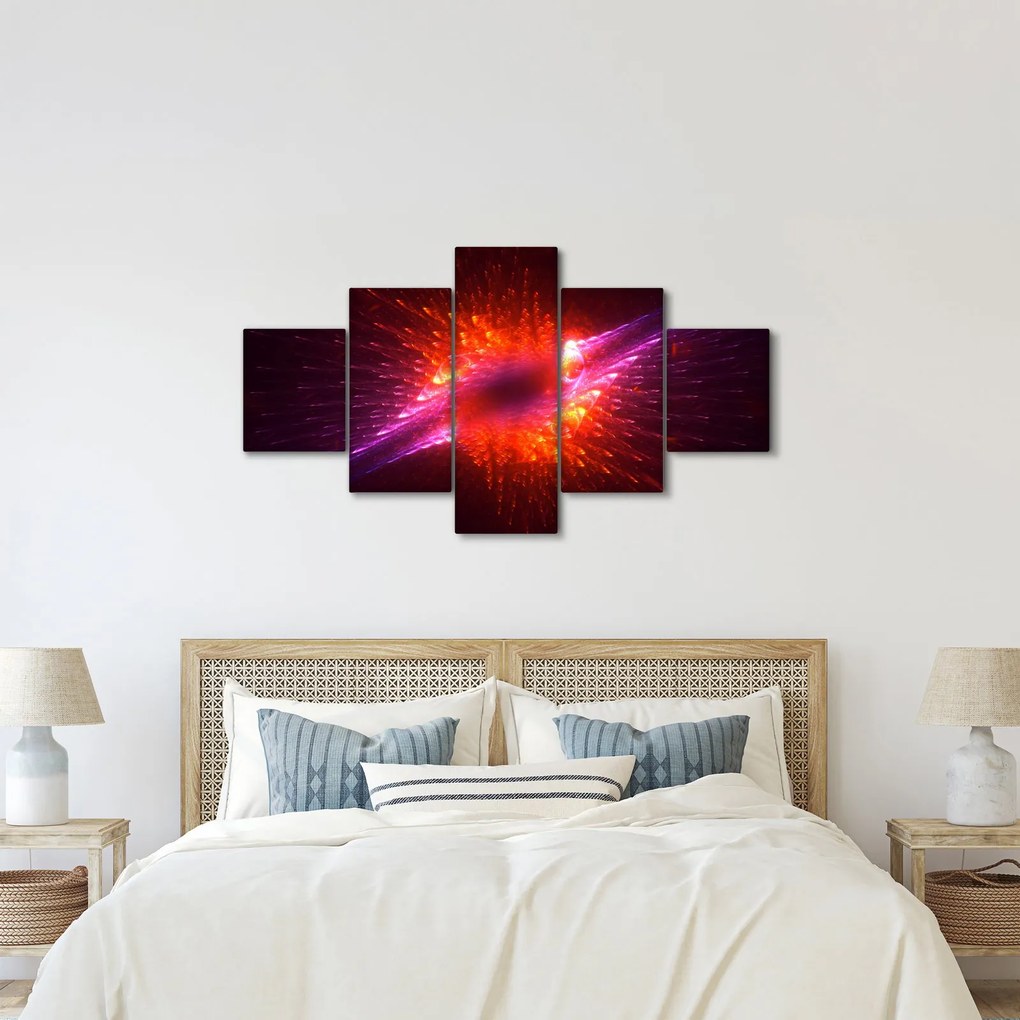 Obraz współczesnej ciernistej abstrakcji (125x70 cm)