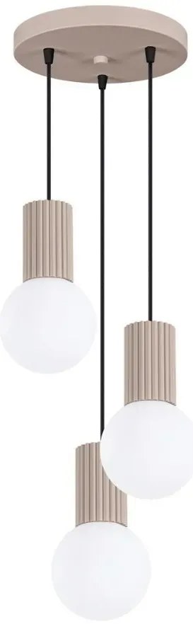 Industrialna potrójna lampa wisząca - K600-Buble