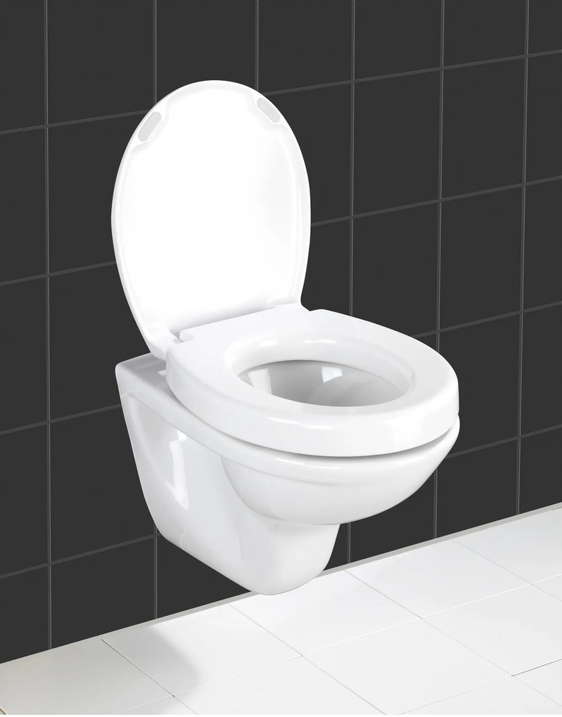 Deska sedesowa wolnoopadająca SECURA Comfort WENKO, komfortowy sedes WC Duroplast Easy-Close