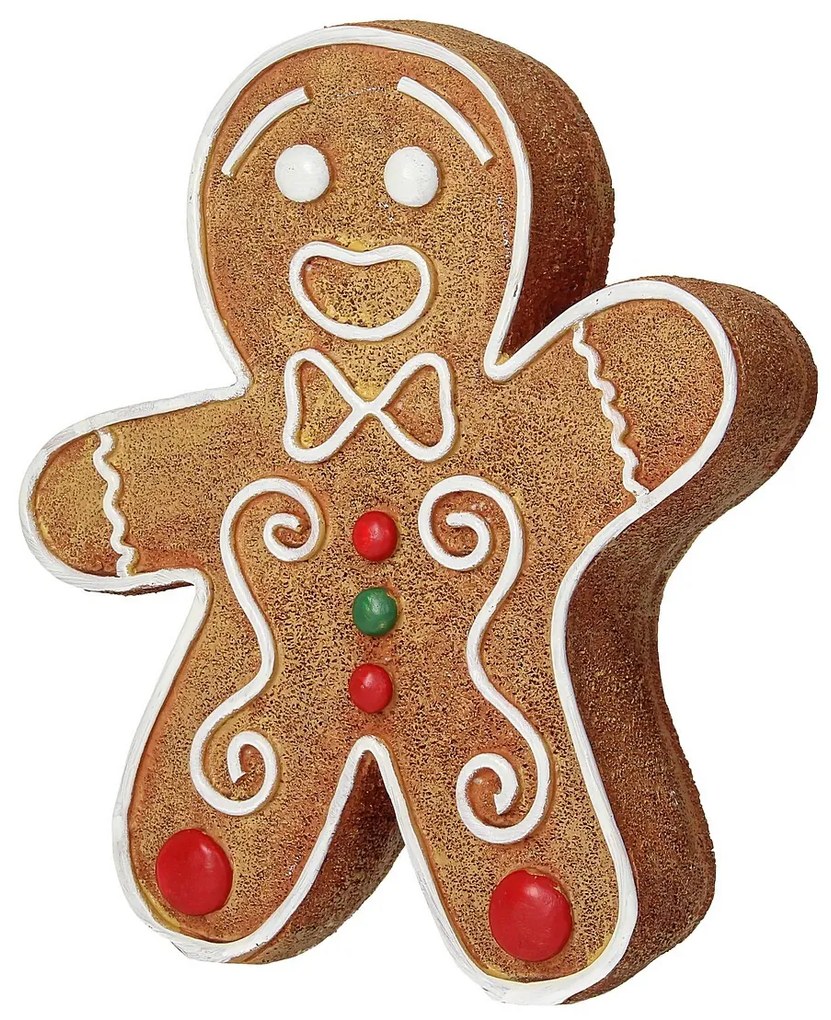 Figurka dekoracyjna Gingerbread Man II 25x7x30 cm