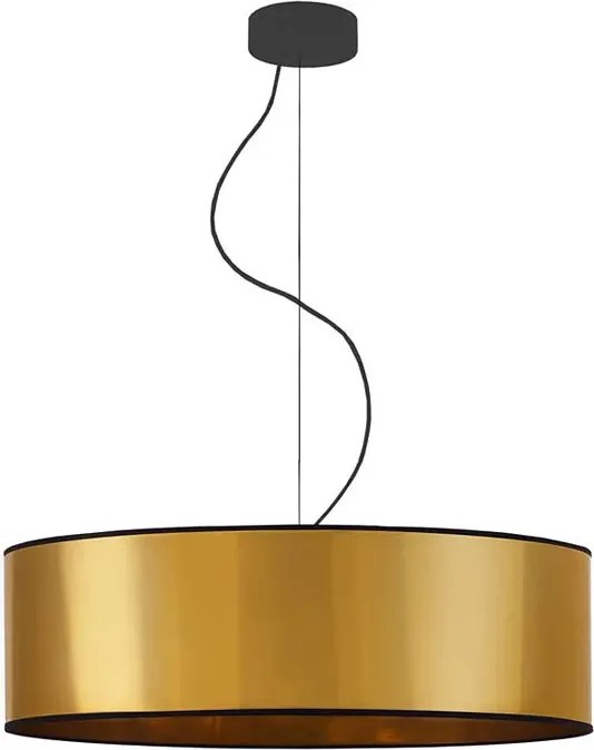 Złoty okrągły żyrandol w stylu glamour 60 cm - EX856 H6-E90
