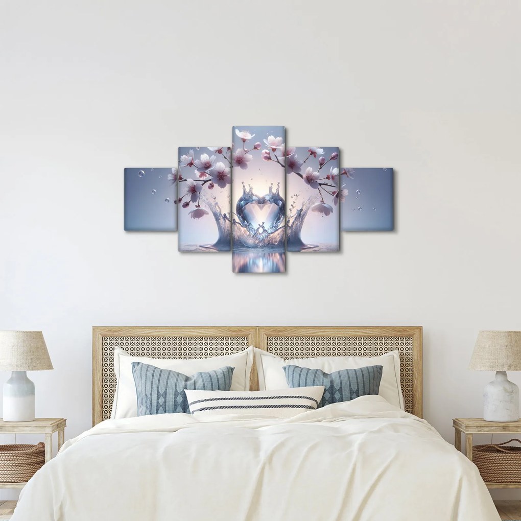 Obraz - Diamentowe serce (125x70 cm)