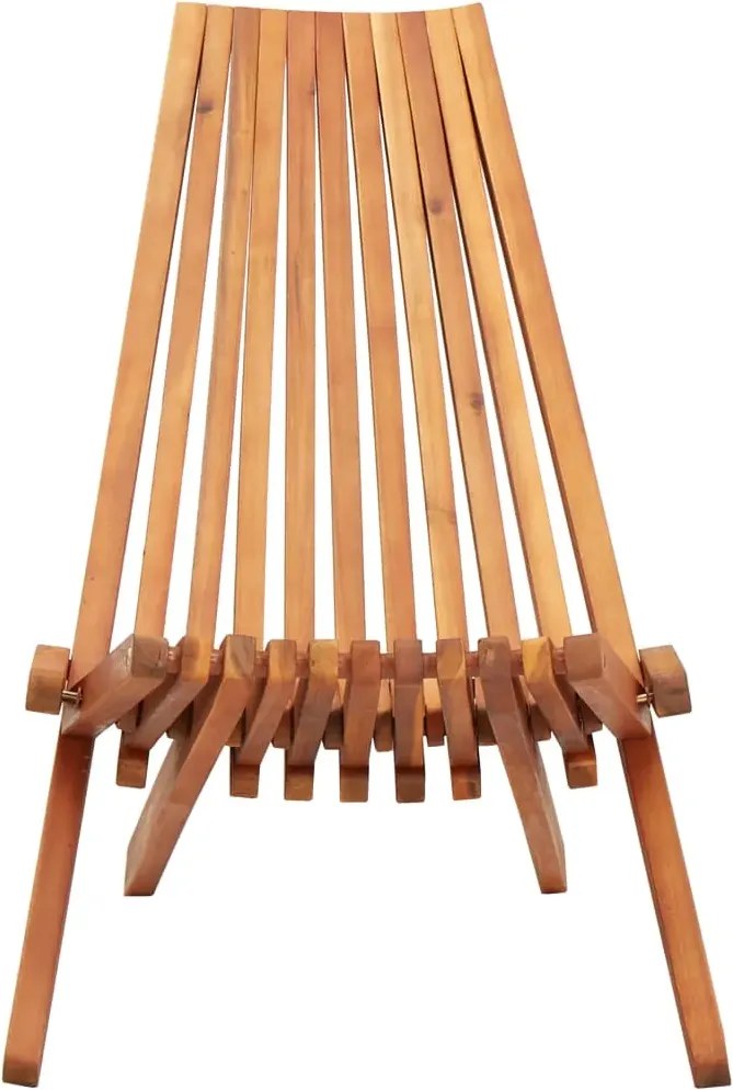 Drewniane krzesło ogrodowe Nolim 2X - brązowe