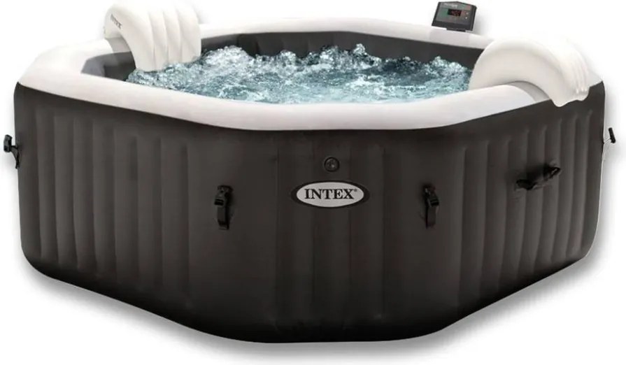 Jacuzzi ogrodowe dmuchane Intex 458, SPA 4-osobowe, WiFi, 120 dysz, 180 cm