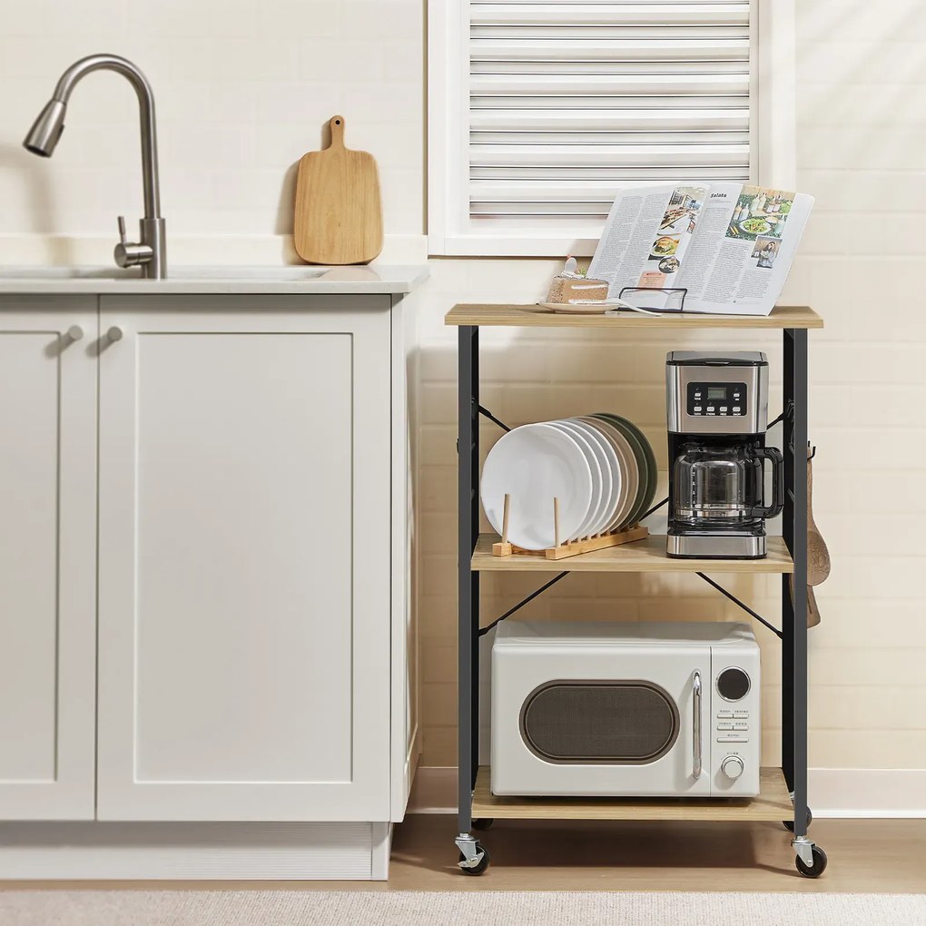 Mobilna szafka kuchenna dąb artisan Z8-M48