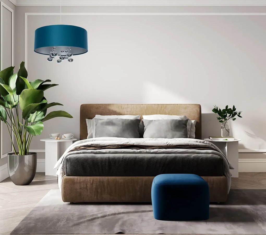 Lampa wisząca BUBBLE LIGHT 40cm granatowa BPS KONCEPT