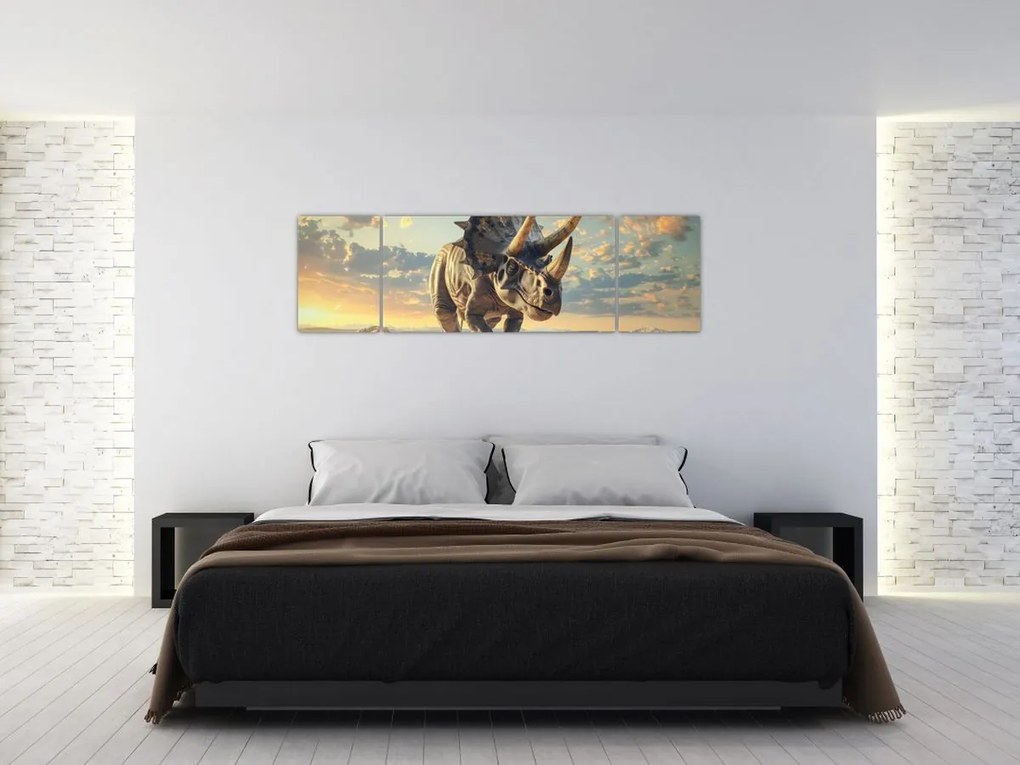 Obraz - Triceratops (170x50 cm)