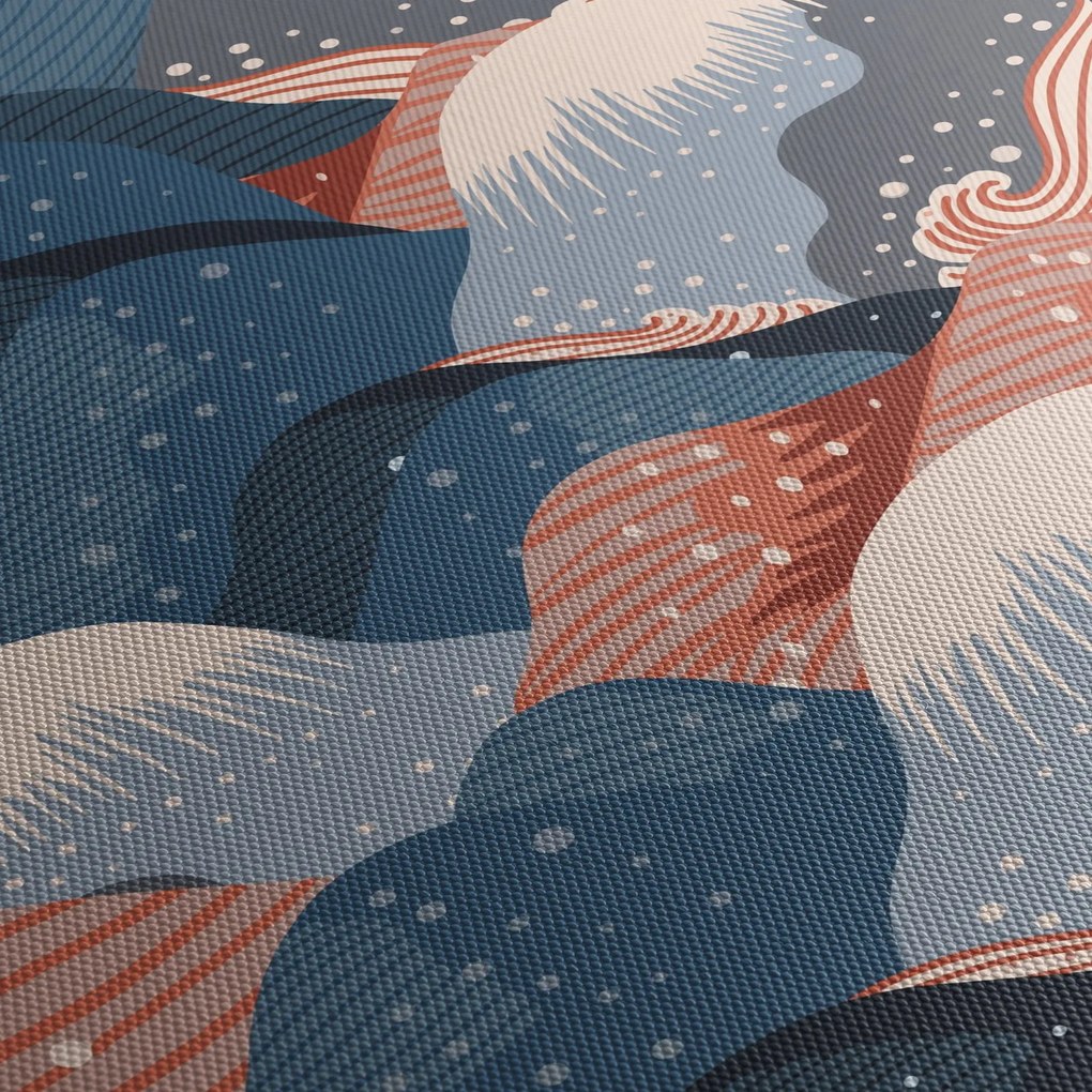 Obraz - Japońskie fale (125x70 cm)