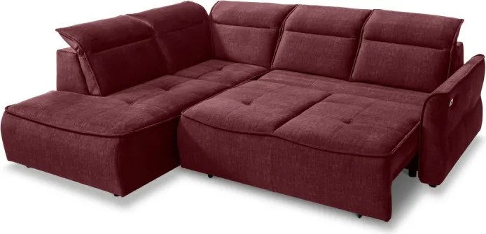 Narożnik MURILLO L z elektryczną regulacją siedziska Lewostronny w tkaninie VOGUE 07 WERSAL