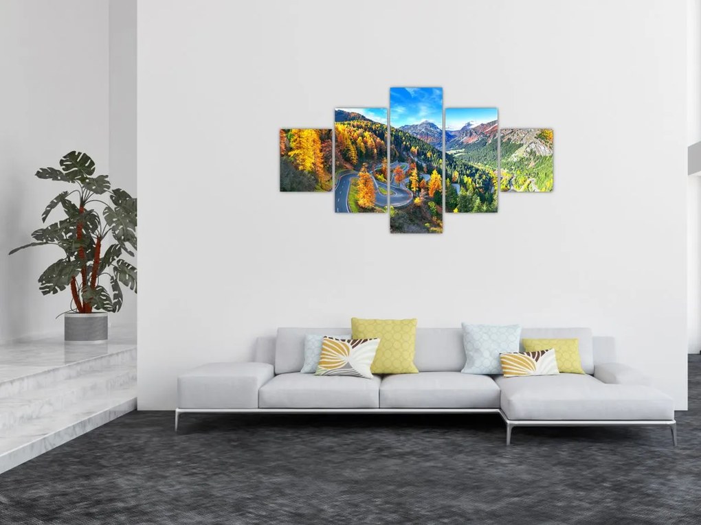 Obraz - Przełęcz Malajska (125x70 cm)