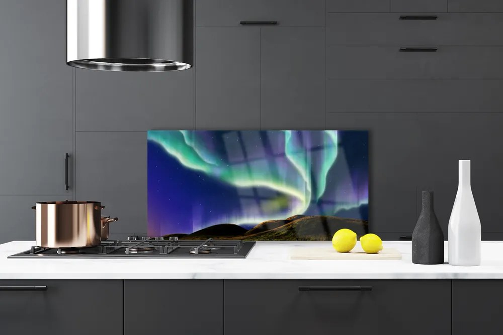 Panel nad blat kuchenny Magiczna Zorza Polarna