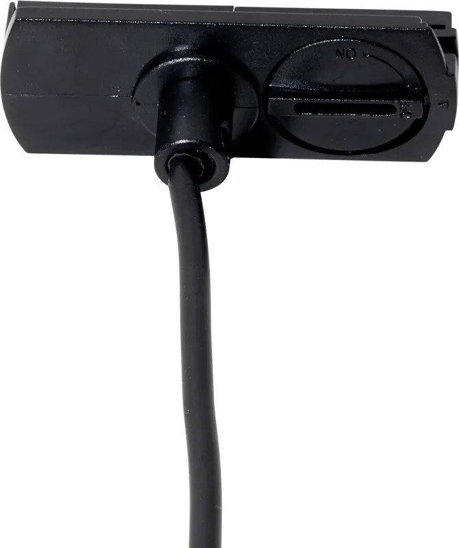 Nowoczesna czarna lampa wisząca do systemu szynowego jednofazowego - Iconic Frini