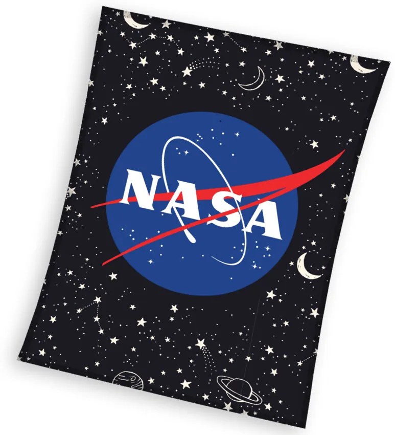 Carbotex Kocyk dziecięcy NASA Kosmos, 130 x 170 cm