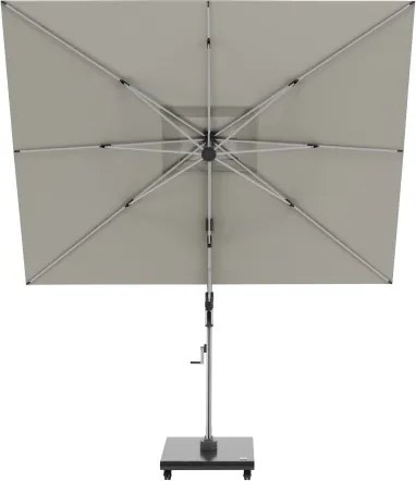 HYPERION 330 x 240 cm – luksusowy, huśtawkowy parasol ogrodowy z bocznym drążkiem : Kolor parasola - Sandy