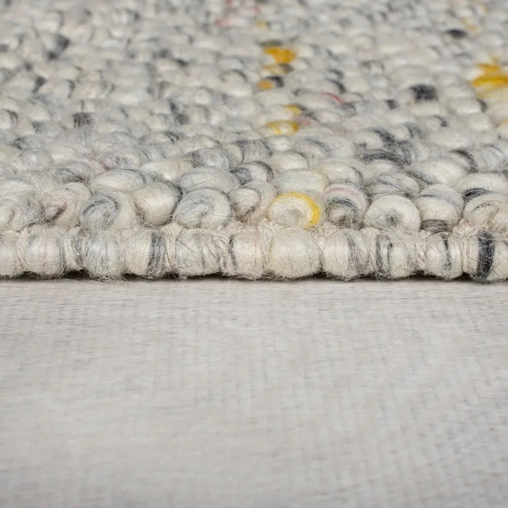 Kremowy dywan z mieszanki wełny tkany ręcznie 120x170 cm Minerals – Flair Rugs