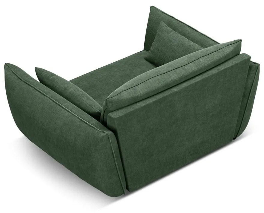 Ciemnozielony fotel Vanda – Mazzini Sofas