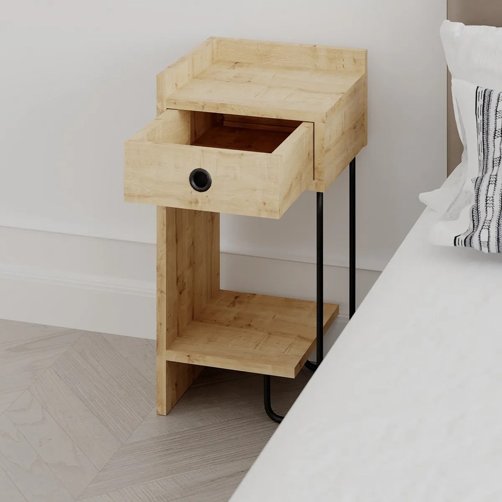 Stolik nocny Sirius Left Oak 2