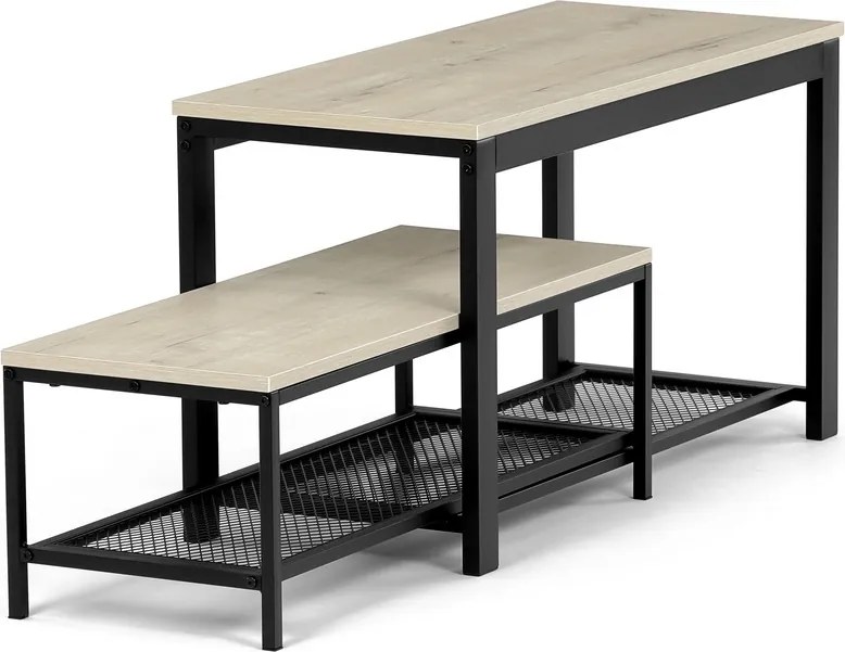 Półka na buty, zestaw 2 szt., dąb Sonoma