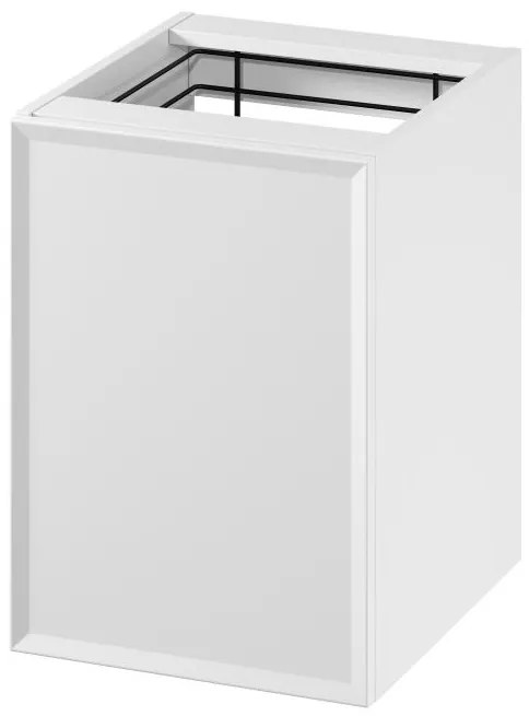 Cersanit S1022-011 - Wisząca szafka łazienkowa z koszem na pranie MILLE 40x45 cm biała