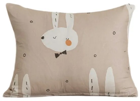 Dekoracyjna poszewka na poduszkę WHITE RABBIT 40x50 cm, beżowa