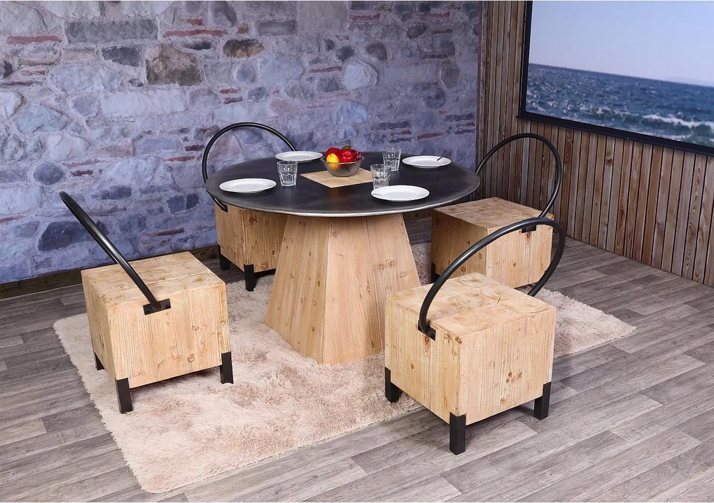 Zestaw 4 krzeseł do jadalni MCW-L76