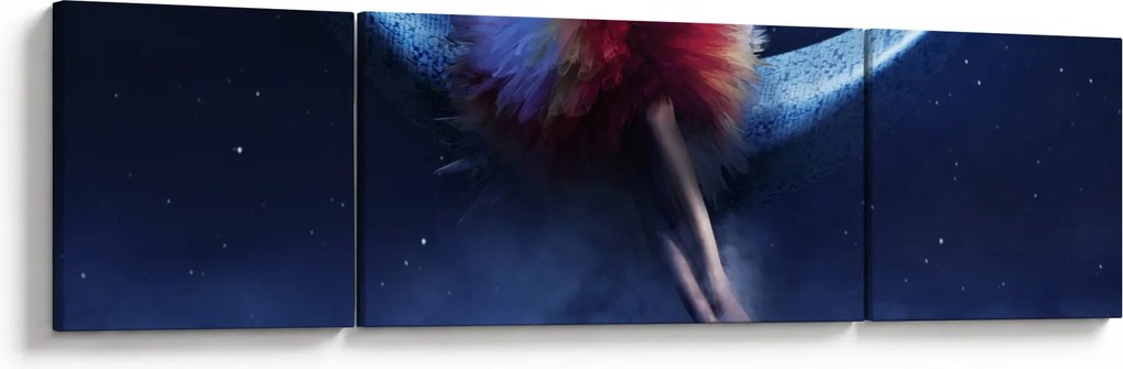 Obraz - Piękno na księżycu (170x50 cm)
