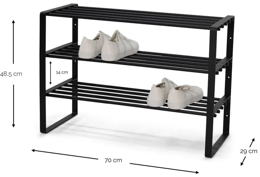 Biała metalowa szafka na buty 70x49x29 cm Rex – Spinder Design