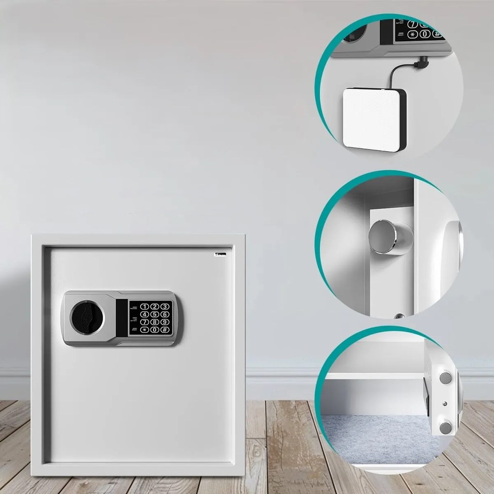 Elektroniczny sejf meblowy SECURITY, 35 x 40 x 40cm Deuba