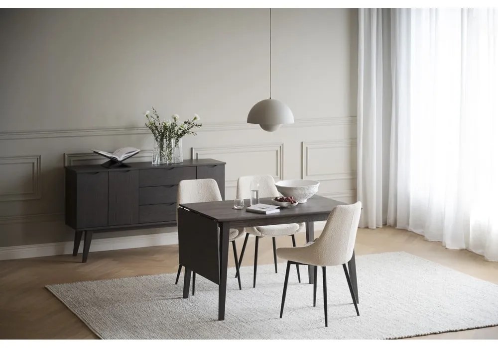 Brązowa niska komoda w dekorze dębu 150x85 cm Filippa – Rowico