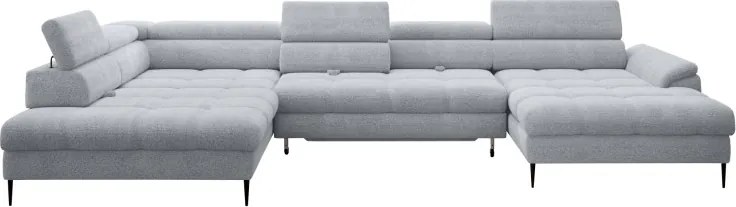 Narożnik EMPOLI XL układzie U z funkcją spania WERSAL