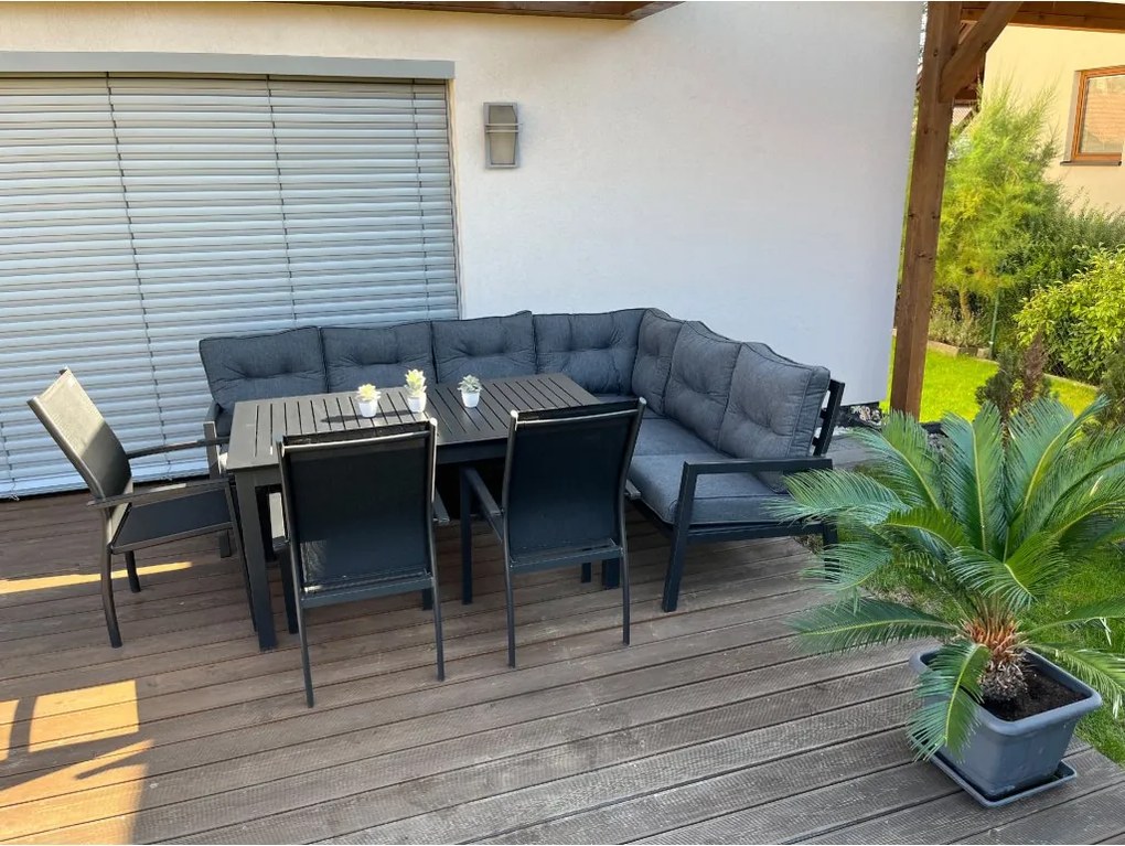 Doppler EXPERT ogrodowy zestaw wypoczynkowy ANTRACYT