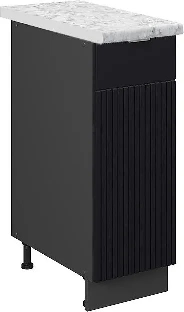 Szafka apteczna czarne paski 30x60x82 fame-line