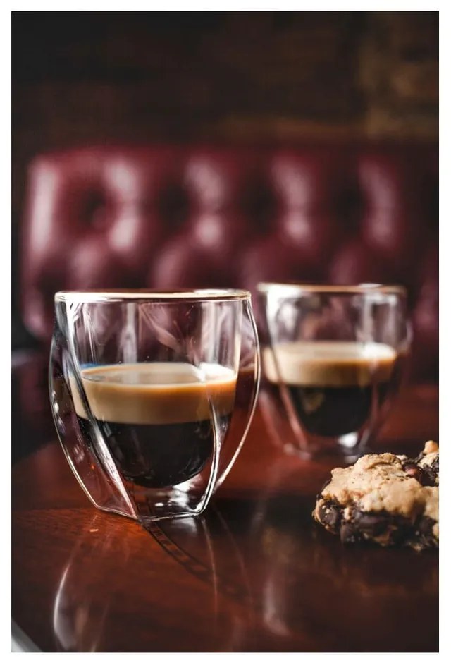 Kubki do cappuccino z podwójną ścianką zestaw 2 szt. 250 ml Cristallo – Vialli Design