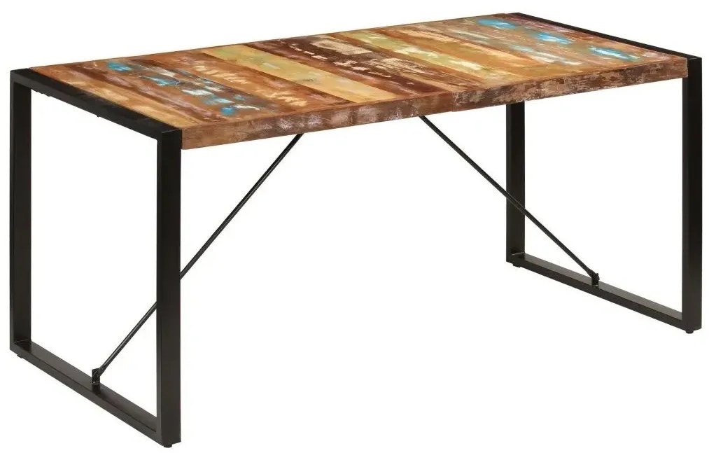 Wielokolorowy stół industrialny 80x160 – Fulo 3X