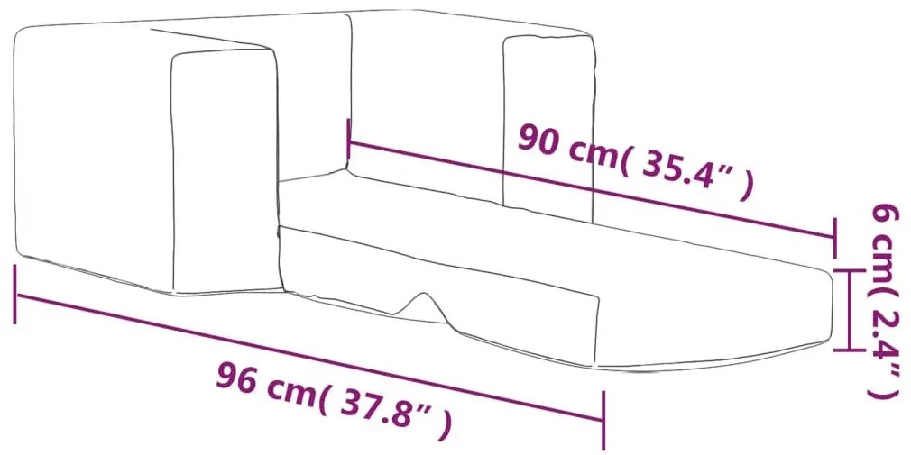 Jasnoszary fotel dla dzieci - Hring 3X