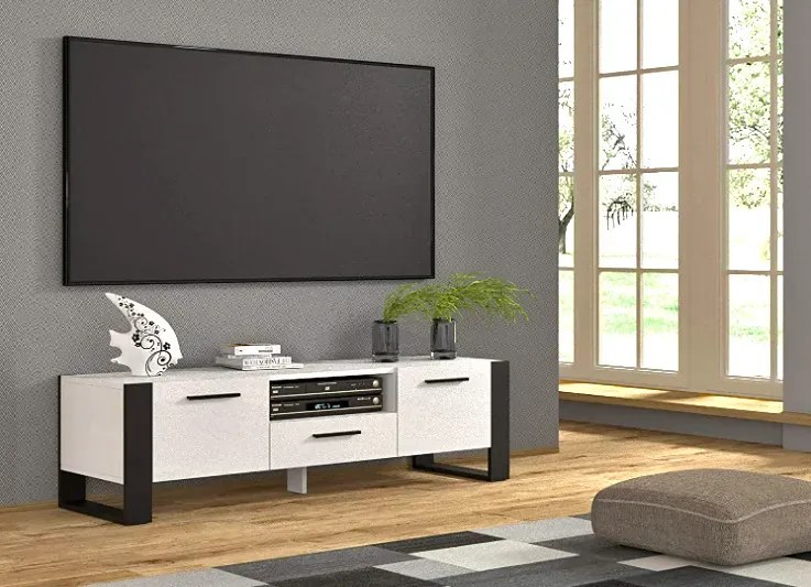 Szafka RTV biały mat 200 B6-A56