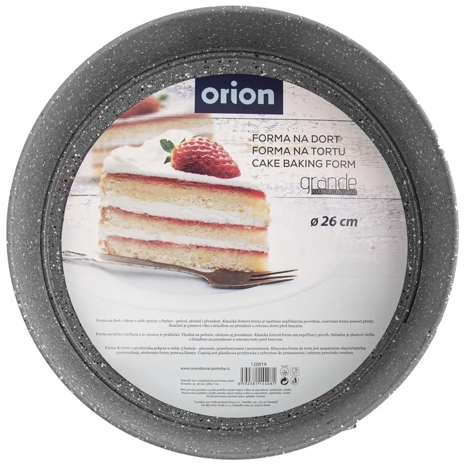 Metalowa tortownica ø 26 cm Grande – Orion