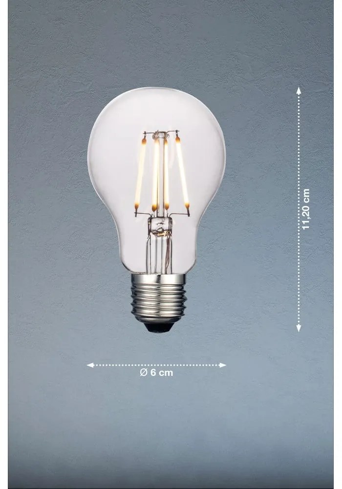 Żarówka z ciepłym światłem z gwintem E27, 4 W Standard – Fischer & Honsel