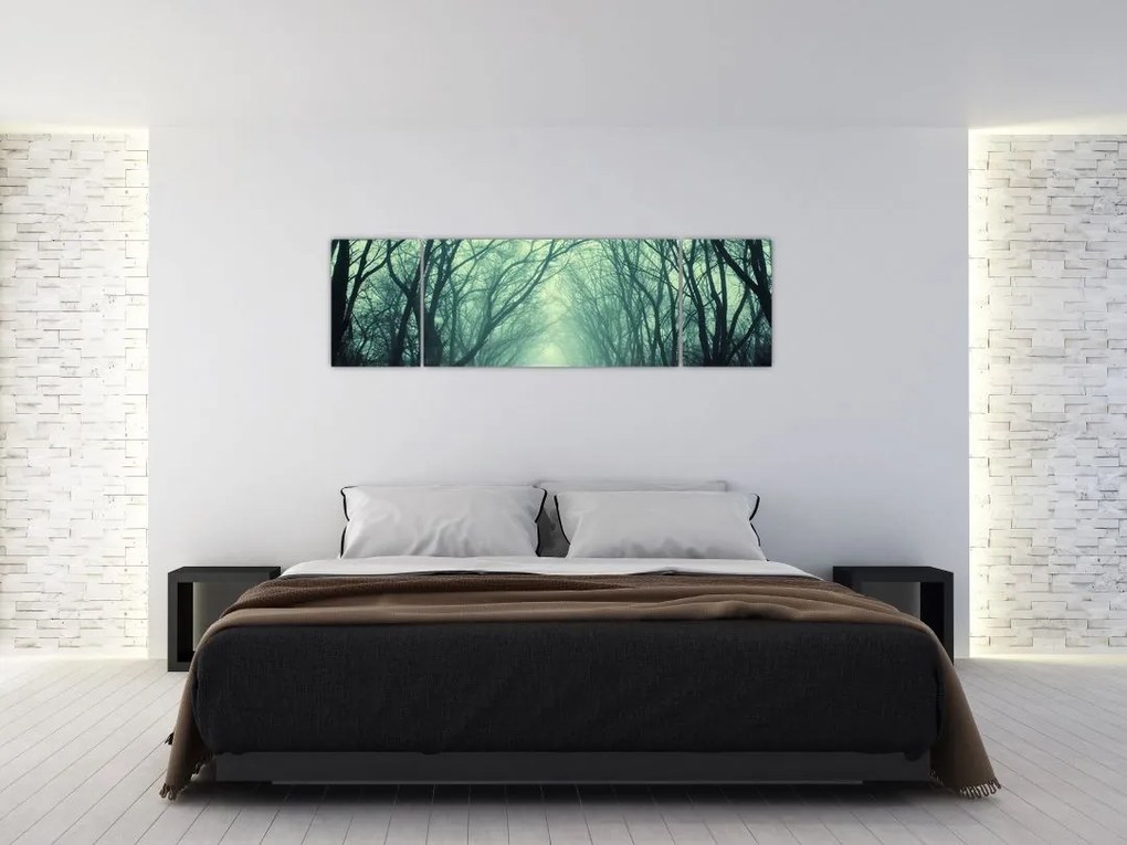 Obraz - Droga z aleją drzew (170x50 cm)