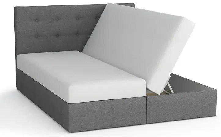 Łóżko kontynentalne z materacem 160x200 - Dibella 4 kolory