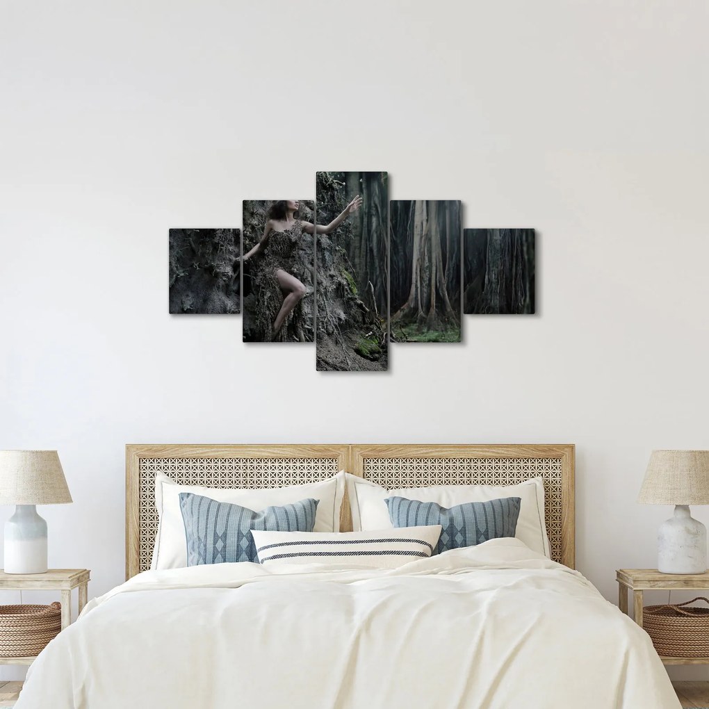 Obraz - Leśna wróżka (125x70 cm)