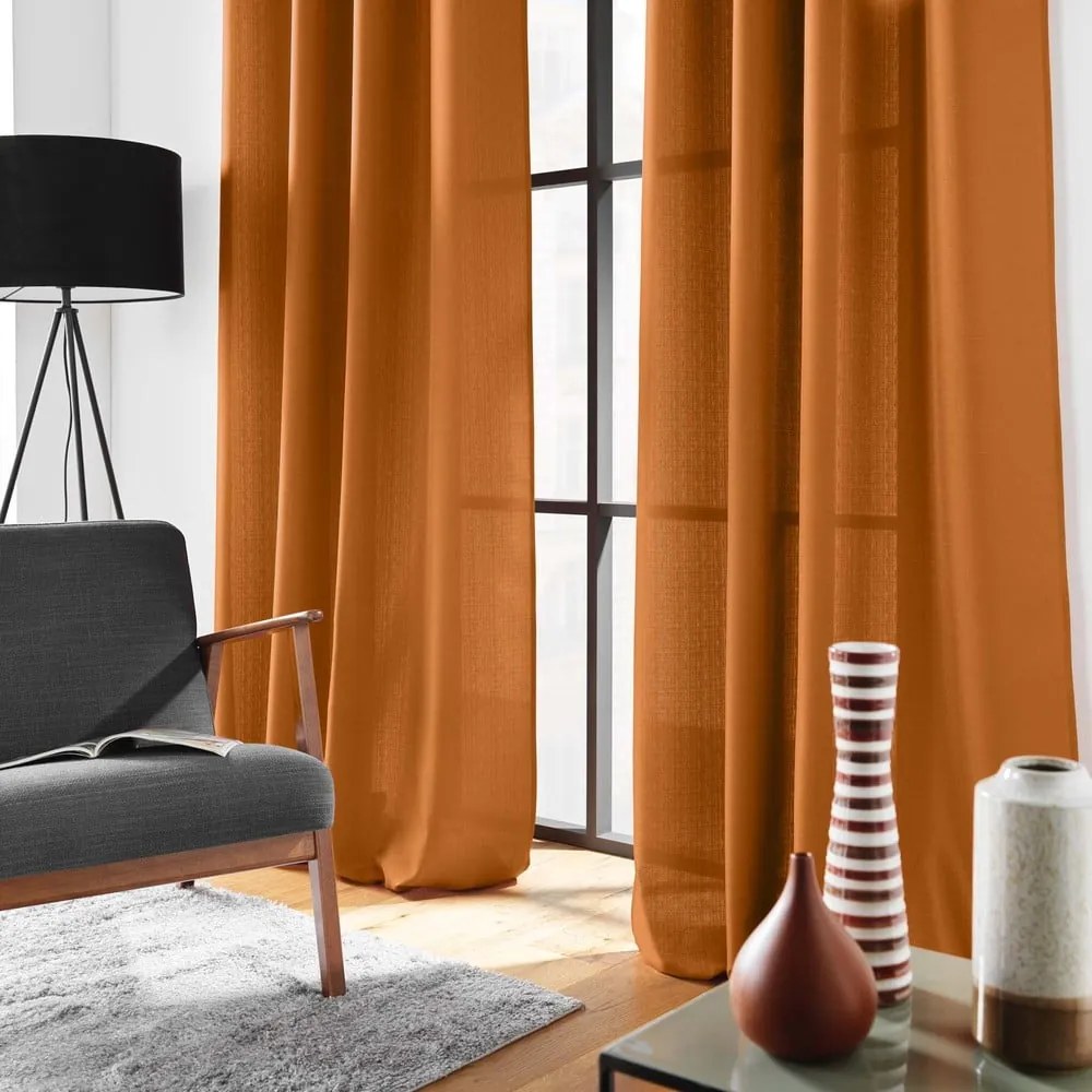 Brązowa zasłona 140x280 cm Soline – douceur d'intérieur