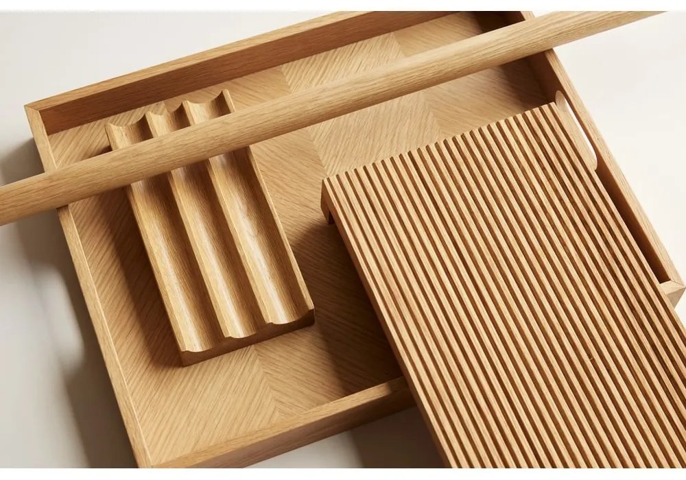 Drewniana taca do serwowania 35x45 cm Structure – Hübsch