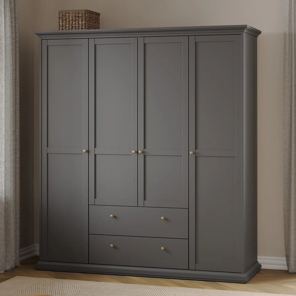 Szafa Paris 4+2 kolor szary