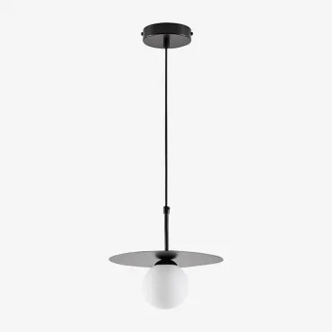 Lampa Sufitowa Do Łazienki Z Kulą Szklaną Jorien Czarna - Sklum