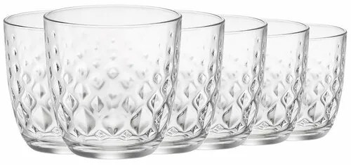 Bormioli Rocco 6-częściowy komplet szklanek Glit, 300 ml, 300 ml