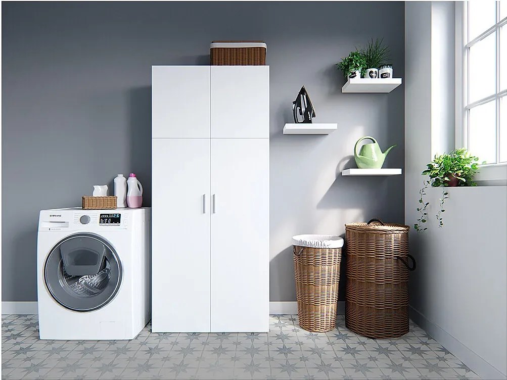 Półka na akta biały 80x37x182.4 ingo