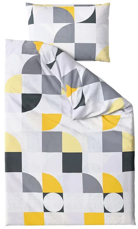 PrzytulneMieszkanie.pl PrzytulneMieszkanie.pl Pościel z bawełny Renforcé GEOMETRIES kolorowa Rozmiar pościeli: 70 x 90 cm | 140 x 200 cm