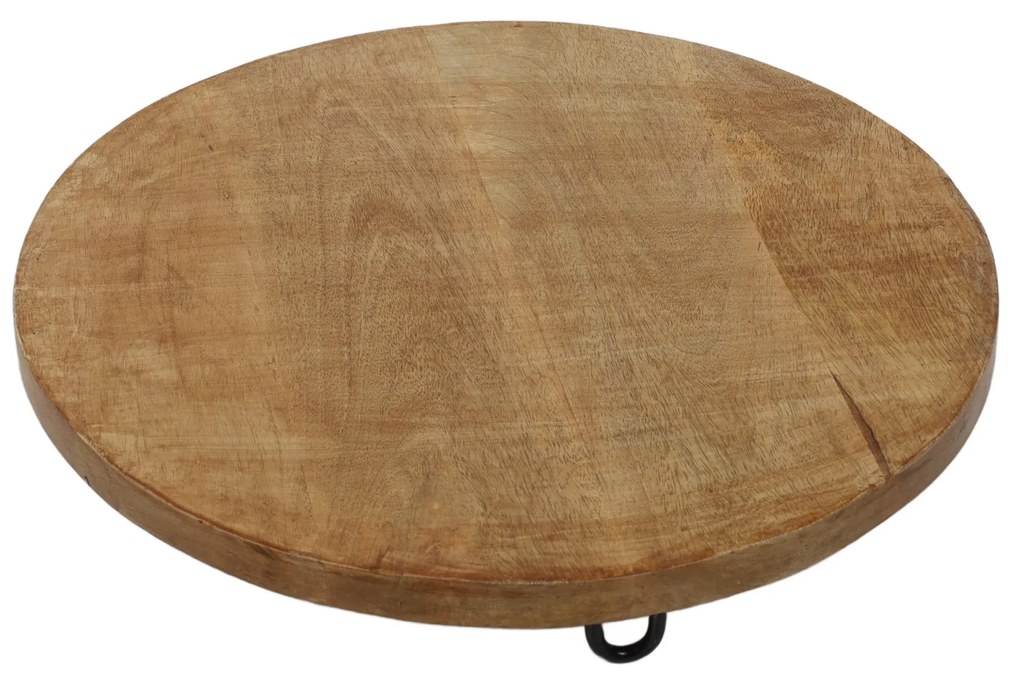 Deska do serwowania przekąsek, w stylu eko do każdej kuchni, Ø 40 cm